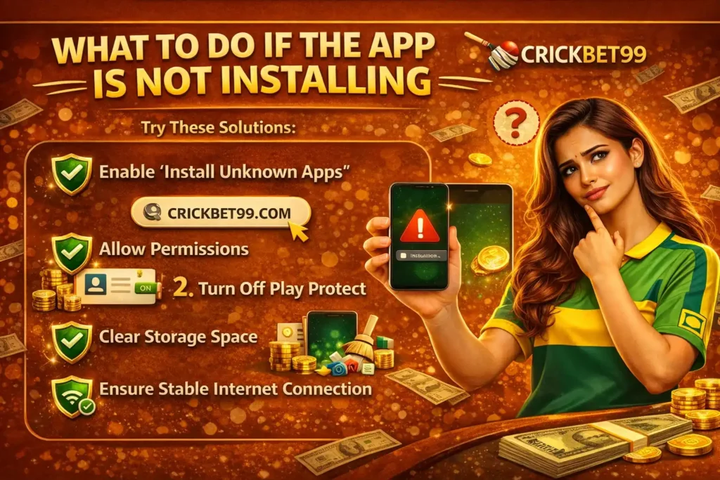 What to Do If the App Is Not Installing