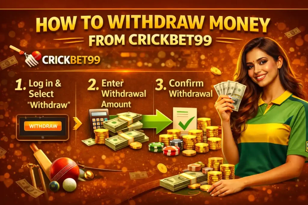 How to Withdraw Money from Crickbet99