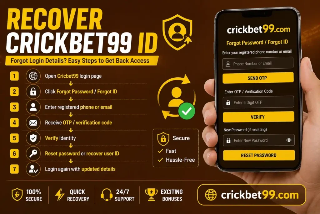 Cricbet99 ID or Password?