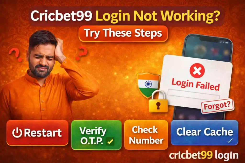 Why Cricbet99 Login May Not Work
