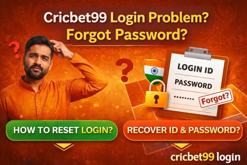 Cricbet99 Login Problem? Forgot Password?