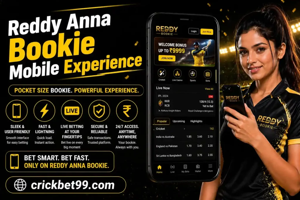 Reddy Anna Bookie Mobile Experience