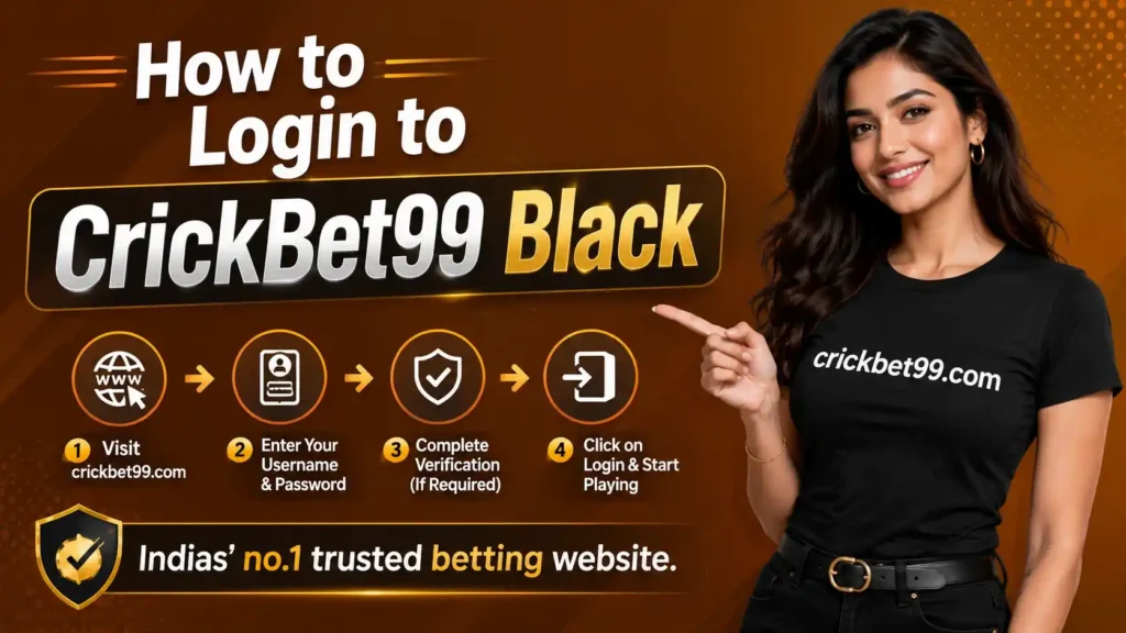 How to Login to CricBet99 Black